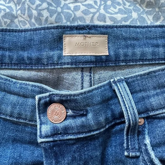 Mother Denim The Tomcat Ankle Fray - Out of Town size 31